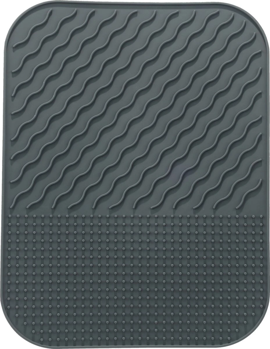 YUNICS® Afdruipmat - Afdruiprek - Vaat Afwas Droogmat - Pannenonderzetter - Hitte Bestendig - 34x27 Cm