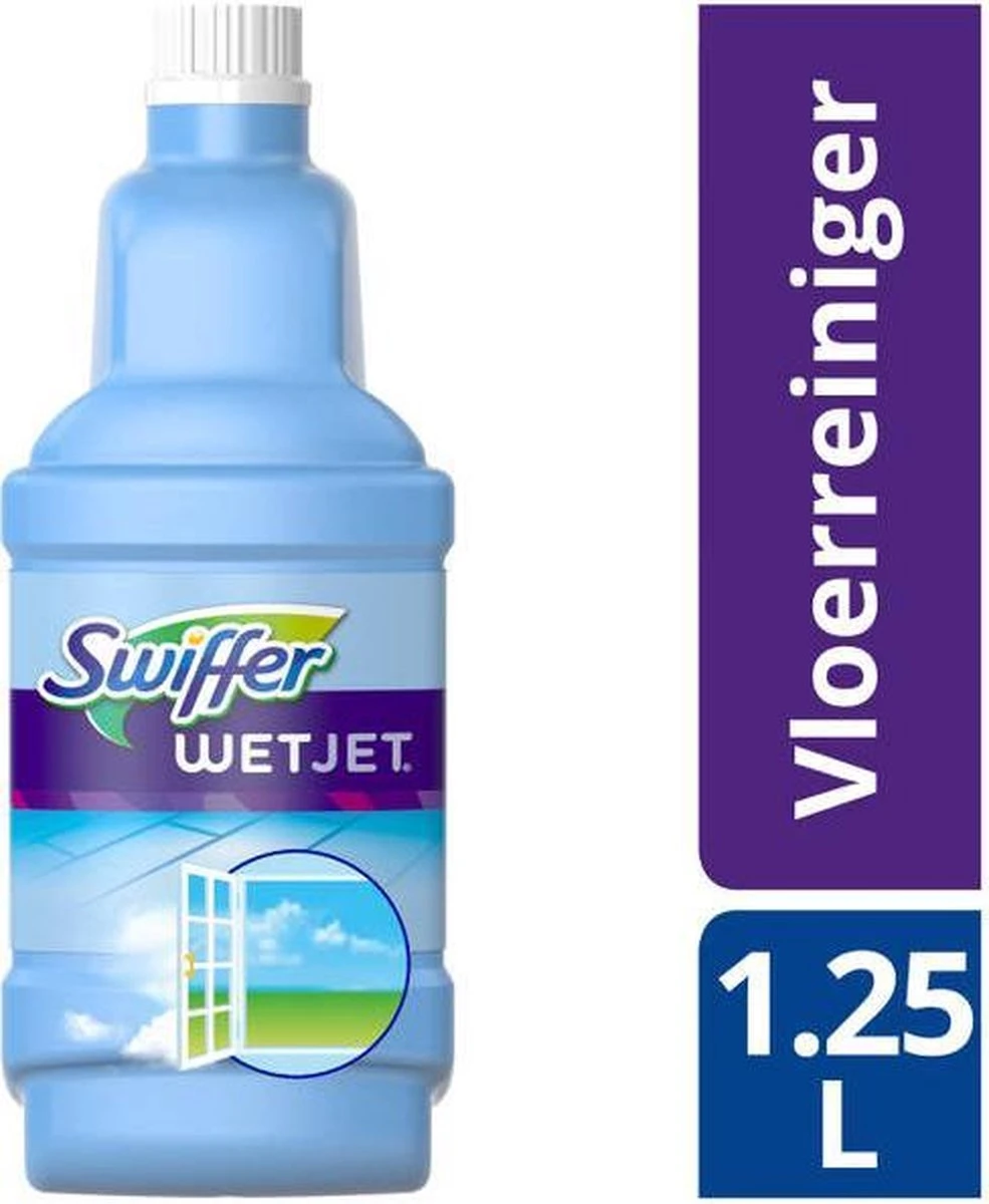 Swiffer WetJet Alles-In-Een Dweilsysteem Reinigingsmiddel - 1.25 Liter - Afbeelding 5